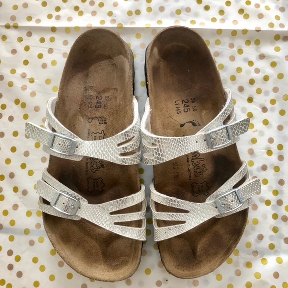 Birkenstock Shoes - BIRKIS By Birkenstock silver sandals